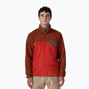 Bluza trekkingowa męska Patagonia LW Synch Snap-T P/O amanita red
