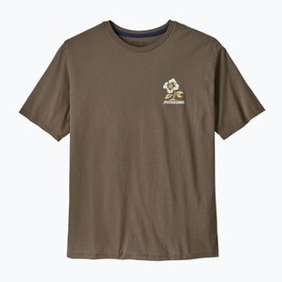 Koszulka męska Patagonia Balance Organic peace seeds/marlow brown