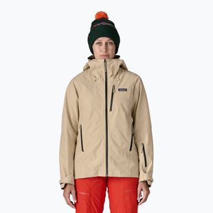 Kurtka narciarska damska Patagonia Insulated Storm Shift oar tan