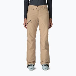 Spodnie narciarskie damskie Patagonia Insulated Powder Town oar tan