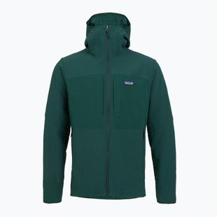 Kurtka softshell męska Patagonia R2 TechFace Hoody cascade green