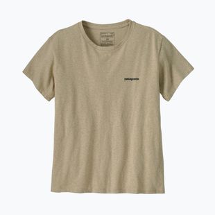 Koszulka damska Patagonia P-6 Logo Responsibili-Tee pumice