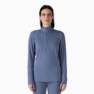 Bluza damska Patagonia Cap Termal Weight Zip Neck clement blue