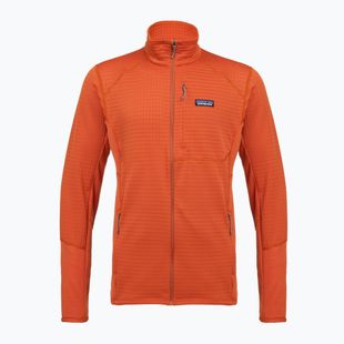 Bluza polarowa męska Patagonia R1 Hybrid coal orange