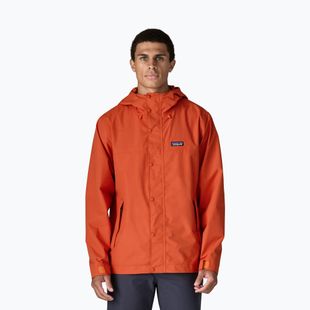 Kurtka przeciwdeszczowa męska Patagonia Outdoor Everyday Rain coal orange