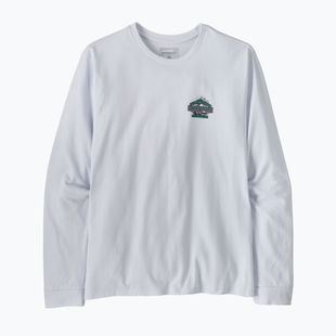 Longsleeve trekkingowy męski Patagonia Great Waves Responsibili Tee white