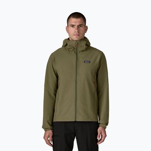 Kurtka softshell męska Patagonia R1 TechFace Hoody basin green