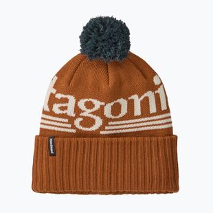 Czapka zimowa Patagonia Powder Town hut tripper logo: cinnamon brown
