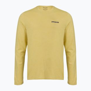 Longsleeve męski Patagonia Cap Cool Daily Boardshort Logo LS limestone yellow - Light Limestone yellow x-dye