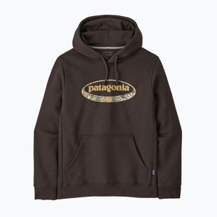 Bluza męska Patagonia '95 Oval Logo Uprisal Hoody Den Brown: Heliotropic