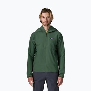 Kurtka softshell męska Patagonia R1 TechFace Hoody canopy green