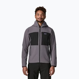 Bluza trekkingowa męska Patagonia R2 TechFace Hoody may grey