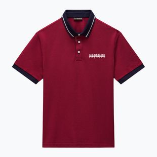 Koszulka polo męska Napapijri E-Zeri tibetan red r1e