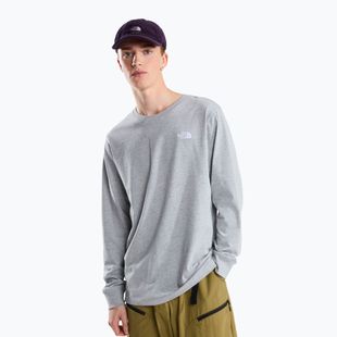 Longsleeve trekkingowy męski The North Face Evolution Simple Dome Regular LS Tee tnf pale grey heather
