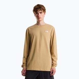 Longsleeve trekkingowy męski The North Face Evolution Simple Dome Regular khaki stone