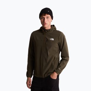 Kurtka softshell męska The North Face Nimble Hoodie 2 new taupe green