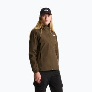Kurtka softshell damska The North Face Quest Mono taupe green