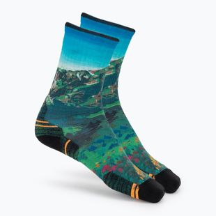 Skarpety damskie Smartwool Hike Mountain Lake Print Crew capri