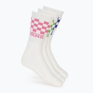 Skarpety Vans Classic Check Crew 3 pary pink fizz