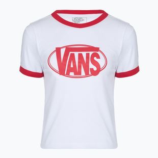 Koszulka damska Vans Center Chest Ringer Tee white