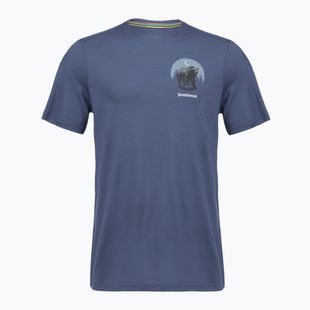 Koszulka męska Smartwool Lunar Bear Active SS Graphic Tee nightfall blue