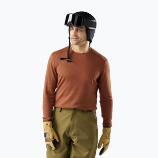 Bluza termoaktywna męska Smartwool Merino 250 Baselayer Crew Boxed burnt sienna