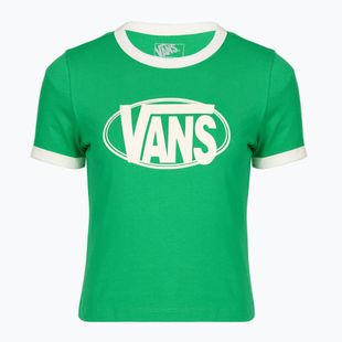 Koszulka damska Vans Center Chest Ringer Tee vivid verdant