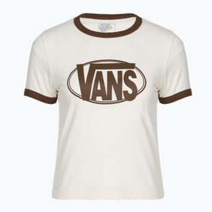 Koszulka damska Vans Center Chest Ringer Tee egret