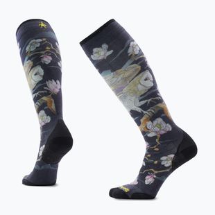Skarpety narciarskie damskie Smartwool Ski Zero Cushion Nightwatcher Prrint OTC black