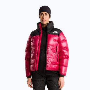 Kurtka puchowa damska The North Face Summit Nuptse tnf black/lali guran