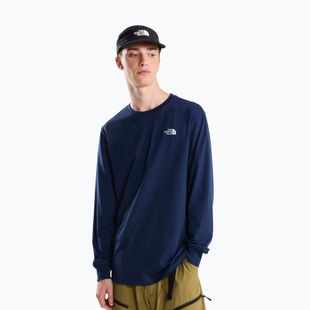 Longsleeve trekkingowy męski The North Face Evolution Simple Dome Regular LS Tee summit navy