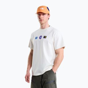 Koszulka męska The North Face Explorer Badges RLX SS Tee Graphic white dune