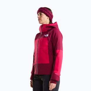 Kurtka narciarska damska The North Face Lenado lali guran/burgundy cru