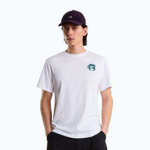 Koszulka męska The North Face Basecamp Barista Rlx tnf white/pacific teal