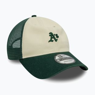 Czapka  z daszkiem New Era 9Twenty Trucker Oakland Athletics light beige