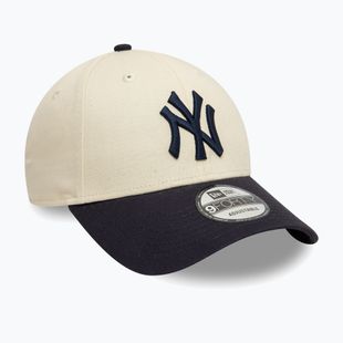 Czapka z daszkiem New Era Colourblock 9Forty New York Yankees light beige