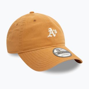 Czapka z daszkiem New Era Mini Washed 9Twenty Oakland Athletics dark beige