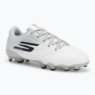 Buty piłkarskie dziecięce SKECHERS Razor 1.5 Td Jr FG white/silver