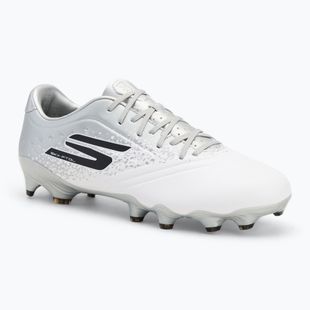 Buty piłkarskie męskie SKECHERS Razor 1.5 Academy FG white/silver