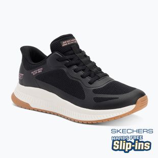 Buty damskie SKECHERS Bobs Squad 4 Staple Look black