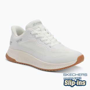 Buty damskie SKECHERS Bobs Squad 4 Staple Look white