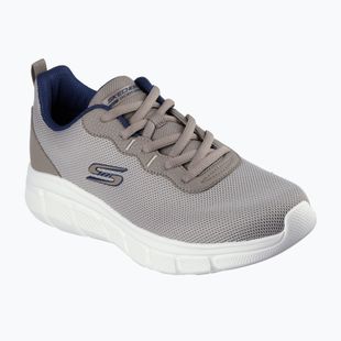 Buty męskie SKECHERS Bobs Sport B Flex Icy Edge taupe