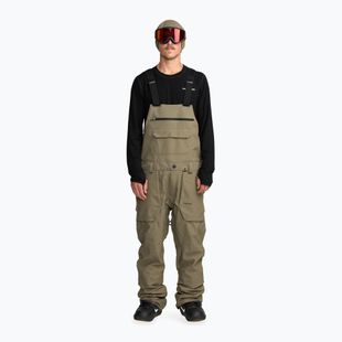 Spodnie snowboardowe męskie Volcom Roan Bib Overall military
