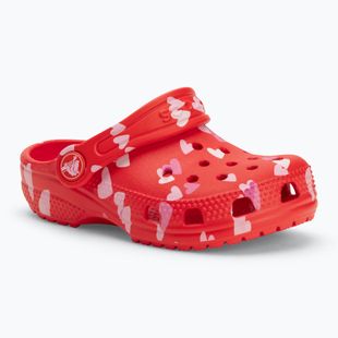 Klapki dziecięce Crocs VDay Clog Toddler cherry red