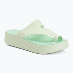 Japonki damskie Crocs Getaway Platform Toe Loop jade tint