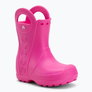 Kalosze dziecięce Crocs Handle It Rain Boot Kids Toddler pink crush