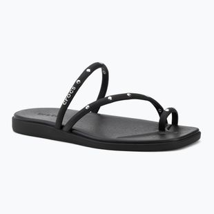 Klapki damskie Crocs Miami Studded Toe Loop black