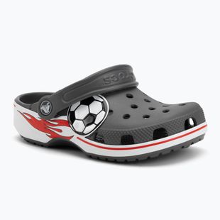 Klapki dziecięce Crocs Classic Soccer Band Clog Kids slate grey