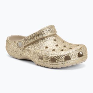 Klapki dziecięce Crocs Classic Chunky Glitter sandstone