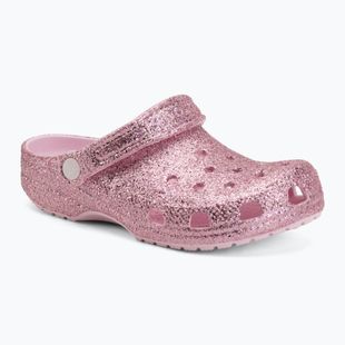 Klapki dziecięce Crocs Classic Chunky Glitter pink milk